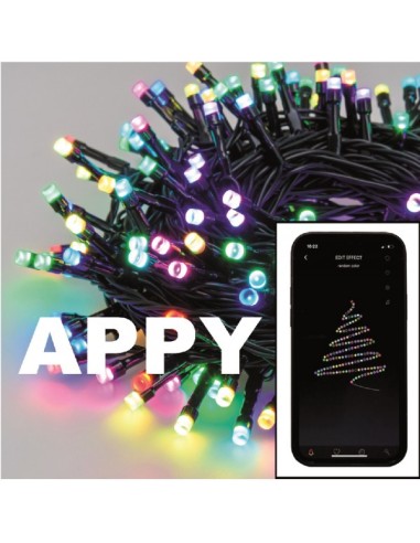 LUCI DI NATALE: vendita online Catena Luminosa Appy 200LED di Natale RGB, La Magia di Natale Personalizzabile, Controllo via ...