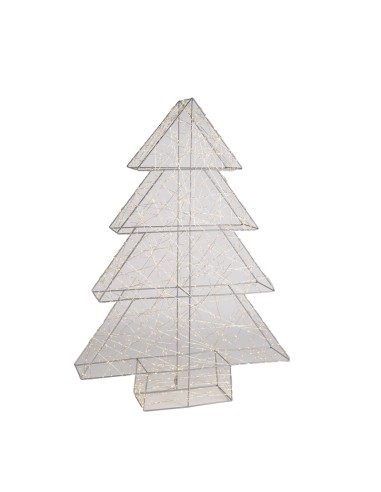 ALBERO LUMINOSO 1600LED METALLO 52X12X80CM DA ESTERNO