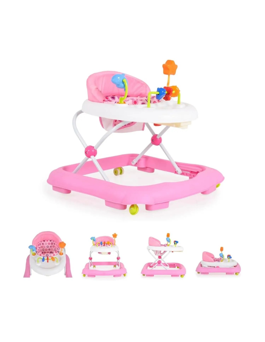 Girello Eko Pink per Bambini dai 6 Mesi - Sicurezza e Comfort | shopincasa.it