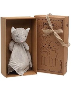 Kiokids Doudou Gattino in Cotone - Comfort e Gioco per Bambini