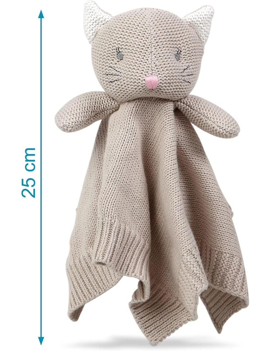 Kiokids Doudou Gattino in Cotone - Comfort e Gioco per Bambini