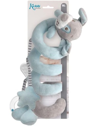 Kiokids Peluche Spirale Cane Blu | Shop in Casa