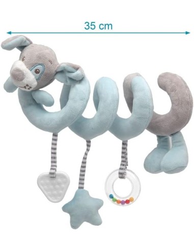 Kiokids Peluche Spirale Cane Blu | Shop in Casa