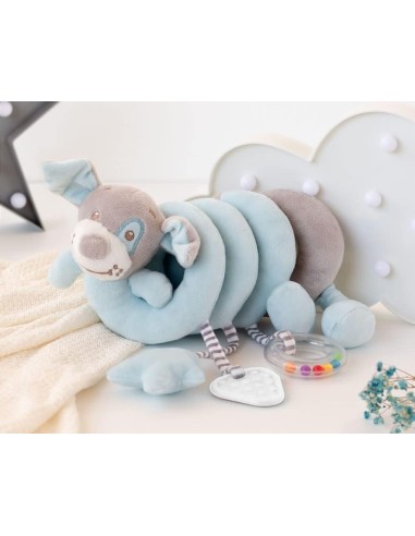 Kiokids Peluche Spirale Cane Blu | Shop in Casa