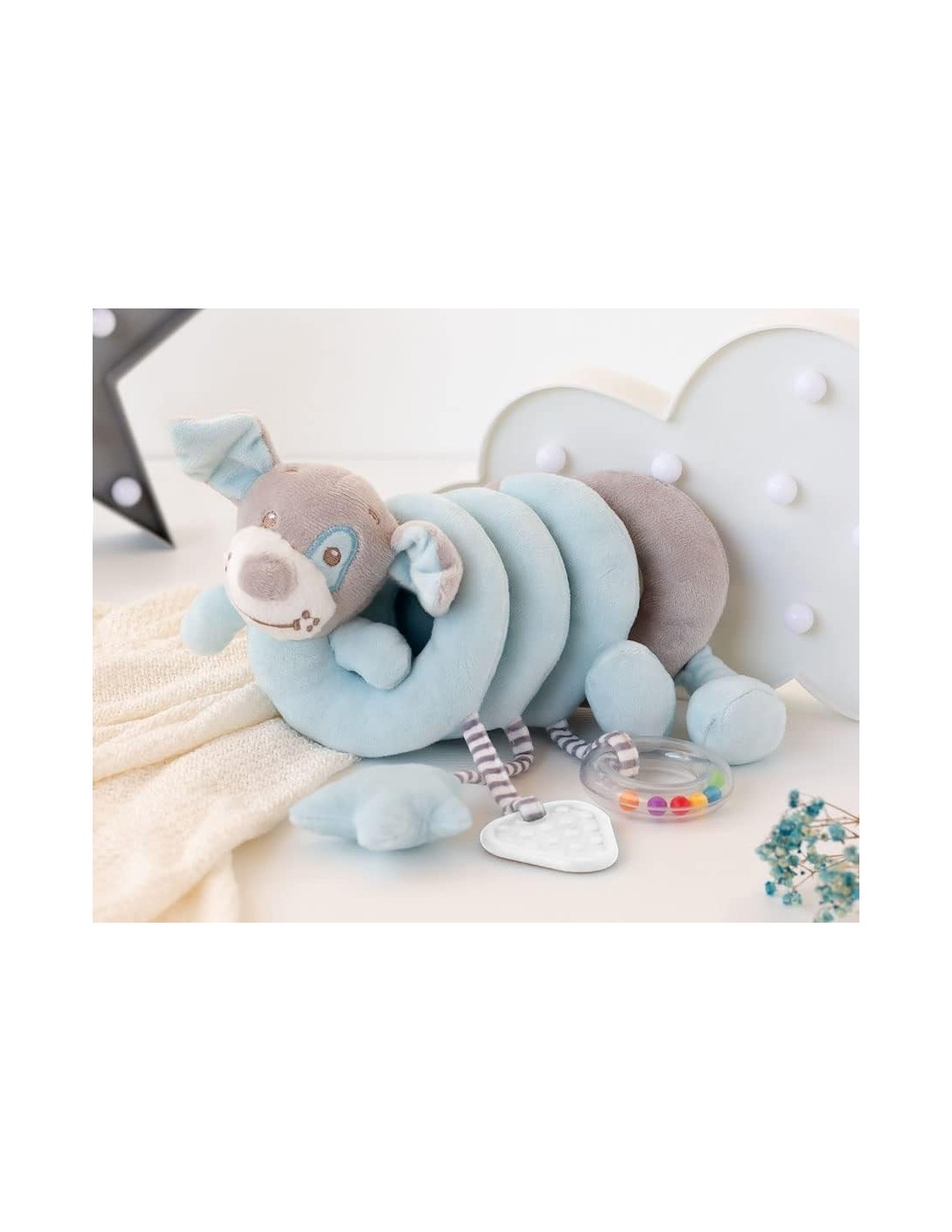 Kiokids Peluche Spirale Cane Blu | Shop in Casa