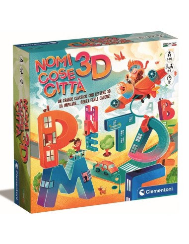 GIOCO 16827 NOMI COSE CITTA' 3D