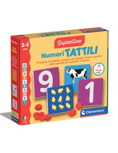 MONTESSORI 16854 NUMERI TATTILI