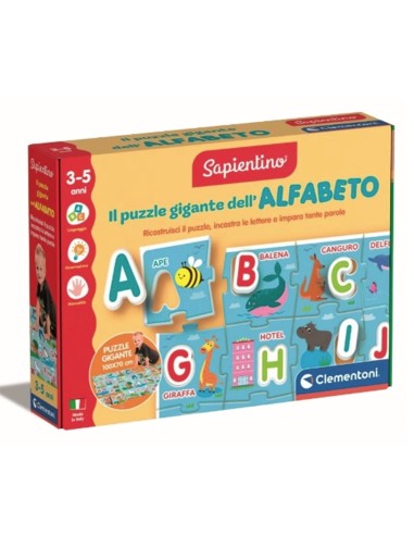 SAPIENTINO 16858 PUZZLE GIGANTE DELL'ALFABETO