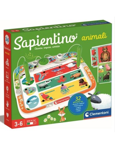 SAPIENTINO 16474 ANIMALI TESSERE INTERATTIVE