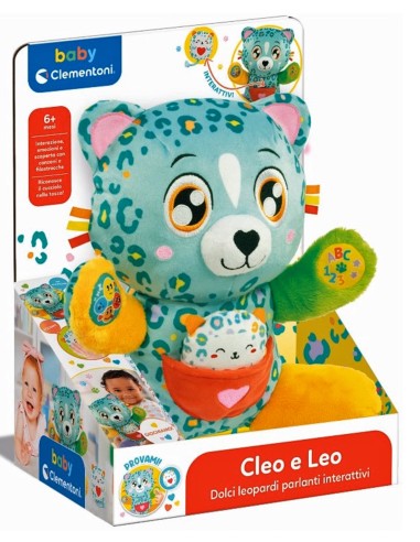 BABY 17966 CLEO E LEO PELUCHE PARLANTI