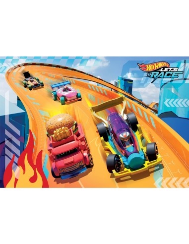 HOTWHEELS 28523 MAXIPUZZLE 24PZ