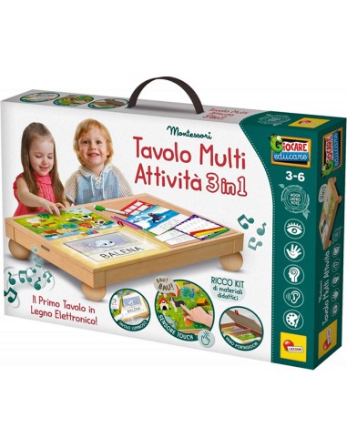 MONTESSORI 107407 TAVOLO LEGNO MULTIATTIVITA'