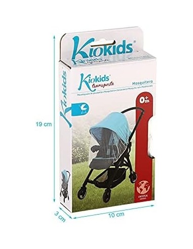 Zanzariera per Passeggino Nera Kiokids - Protezione Pratica e Sicura | shopincasa.it