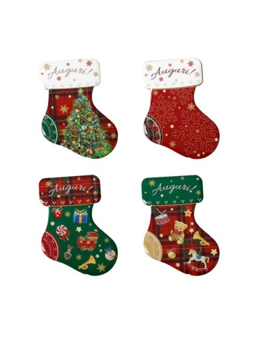 OGGETTISTICA NATALE: vendita online Set di Magneti di Natale Calza, 7x9 cm, La Magia di Natale a Casa Tua in offerta