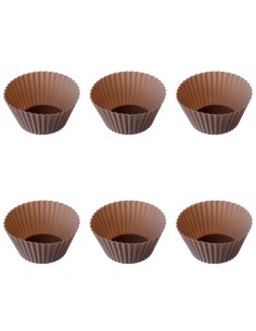 STAMPI SILICONE: vendita online Set di 6 Custodie in Silicone GOURMAND, Tortora, H.4,5 cm, P.6,2 cm | Shop in Casa in offerta