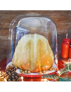 PORTA TORTE - DOLCI: vendita online Porta Panettone e Pandoro 28x27cm, Diametro Interno 25cm con 3 chiusure di sicurezza e Va...