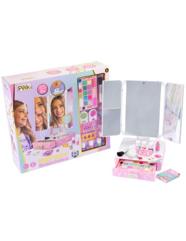 GIOCHI GIRL: vendita online Smart Vanity Makeup Station con Luci LED per Bambine Pink It in offerta