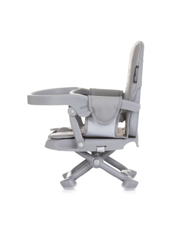 Seggiolone Chipolino Seggiolino lollipop - Booster Seat Pieghevole e Staccabile, Grigio Chiaro | shopincasa.it