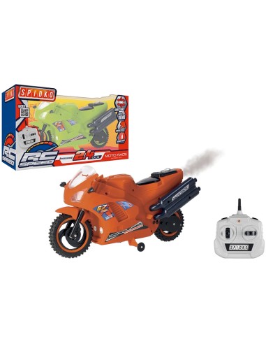 MOTO 42403 R/C CON FUMO 2,4GHZ COLORI ASSORTITI