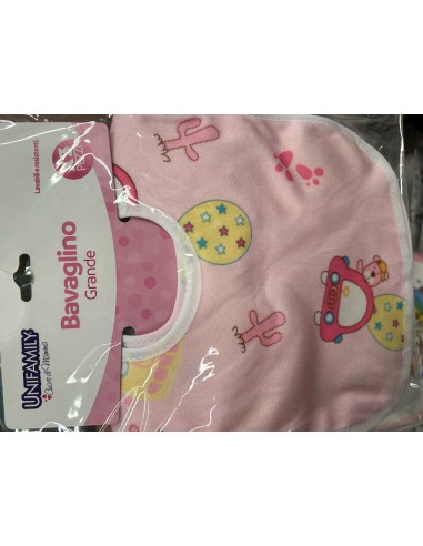 Set Bavaglini Rosa per Bambina (3 Pezzi) - Shopincasa.it