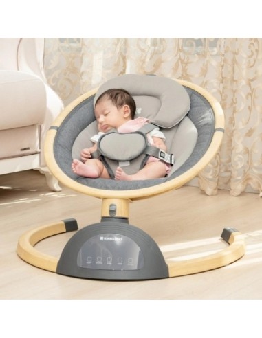 Altalena Elettrica Ashlee Grigio Chiaro - Comfort e Stile per il Tuo Bambino