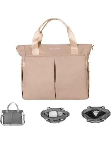 Kikkaboo Borsa per Pannolini Brielle Beige - Impermeabile con Tracolla | ShopInCasa