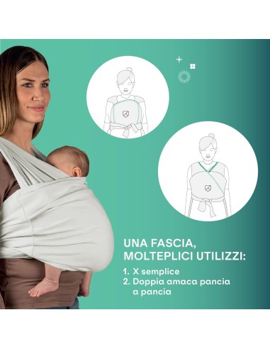 Fascia Porta Bebè Koala Babycare Cuddle Band 2.0 in Cotone Organico – Resistente e Unisex | Shopincasa.it