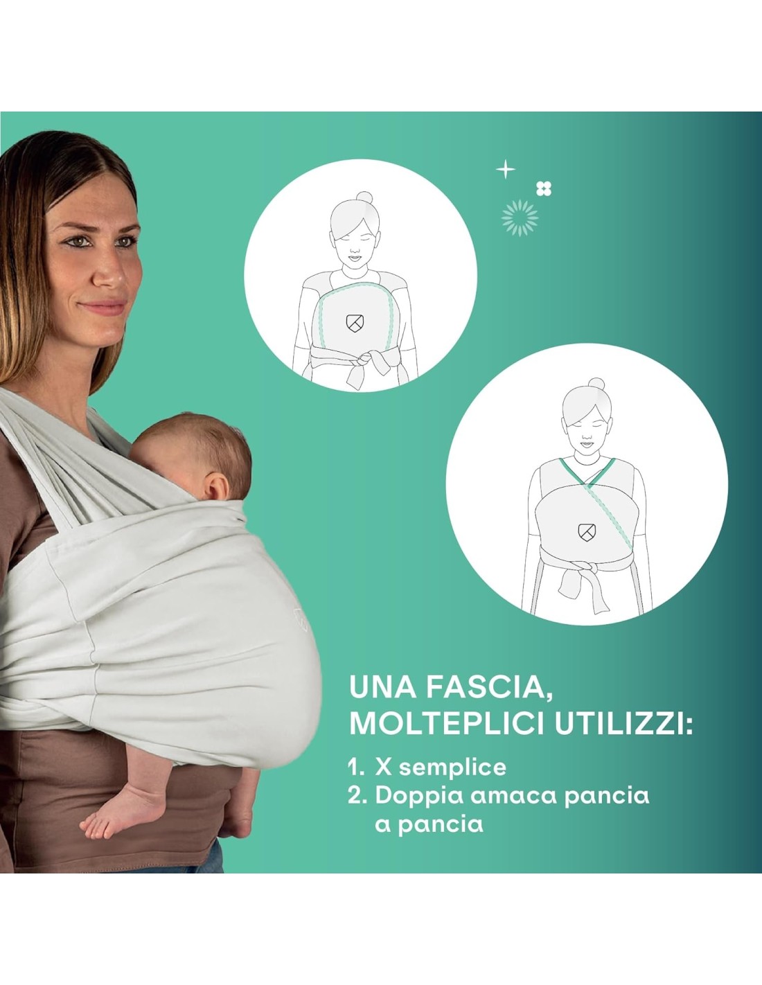 Fascia Porta Bebè Koala Babycare Cuddle Band 2.0 in Cotone Organico – Resistente e Unisex | Shopincasa.it