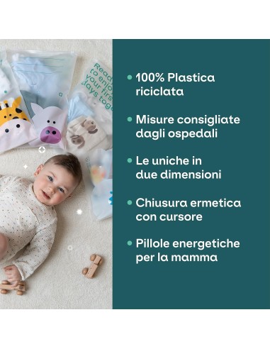 Koala Babycare Corredino Neonato Ospedale – Kit 12 Bustine per Cambio Bebè | shopincasa.it