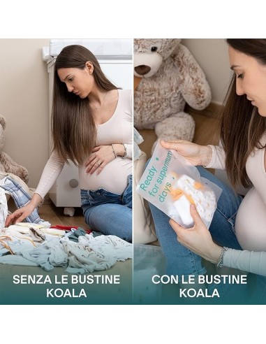 Koala Babycare Corredino Neonato Ospedale – Kit 12 Bustine per Cambio Bebè | shopincasa.it