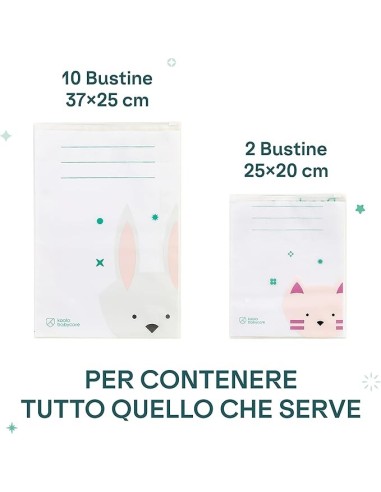 Koala Babycare Corredino Neonato Ospedale – Kit 12 Bustine per Cambio Bebè | shopincasa.it