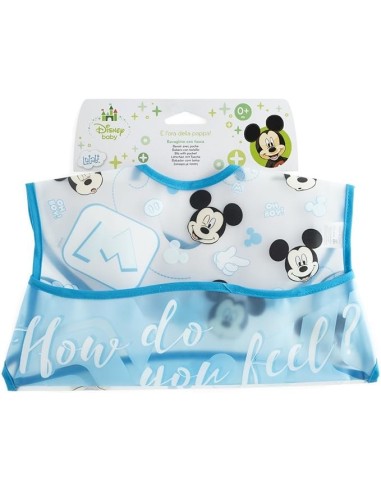 Bavaglino Lulabi Disney Mickey in Plastica per Neonati | shopincasa.it