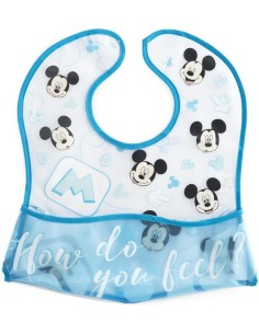 Bavaglino Lulabi Disney Mickey in Plastica per Neonati | shopincasa.it