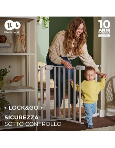 Kinderkraft LOCK&GO Cancelletto di Sicurezza - Shop in Casa