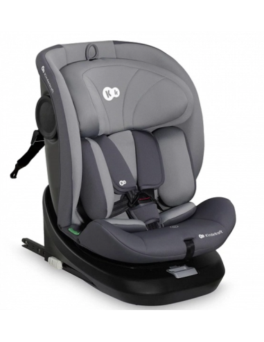 Kinderkraft I-GROW Seggiolino Auto 0-36 kg con Isofix e Girevole - Grigio