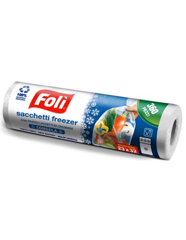 CONF 360 SACCHETTI FREEZER 23X32CM