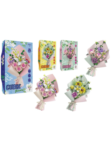 CUBIX 42582 BOUQUET FIORI ASSORTITO CON LUCE E BIGLIETTO