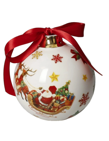 84514 PALLA DI NATALE CHRISTMAS CERAMICA