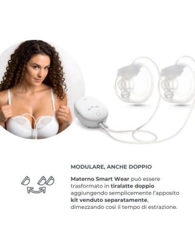 Tiralatte Elettrico Indossabile Materno Smart Wear 1287W - Acquista su Shopincasa.it