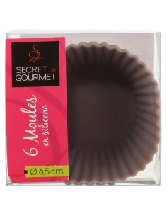 STAMPI SILICONE: vendita online Set di 6 Custodie in Silicone GOURMAND, Tortora, H.4,5 cm, P.6,2 cm | Shop in Casa in offerta