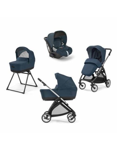 Sistema Modulare Electa Inglesina Hudson Blue con Seggiolino Darwin Infant - shopincasa.it