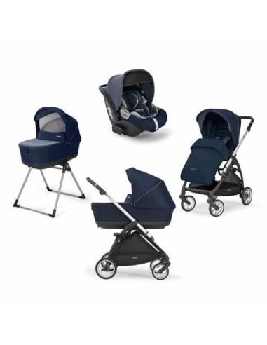 Inglesina Electa System Quattro Resort Blue con Seggiolino Auto Darwin Infant recline