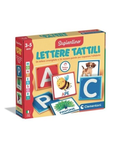 SAPIENTINO 16855 LETTERE TATTILI