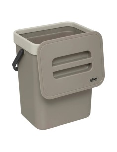 PATTUMIERE: vendita online Bidone per il compost 5 litri in plastica color talpa, dimensioni L. 24,5 x P. 18,7 x H. 14,5 cm, ...