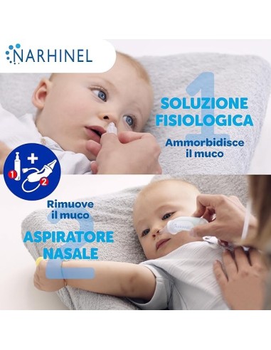 Narhinel Soluzione Fisiologica - 30 Flaconcini Monodose per Lavaggi Nasali | shopincasa.it