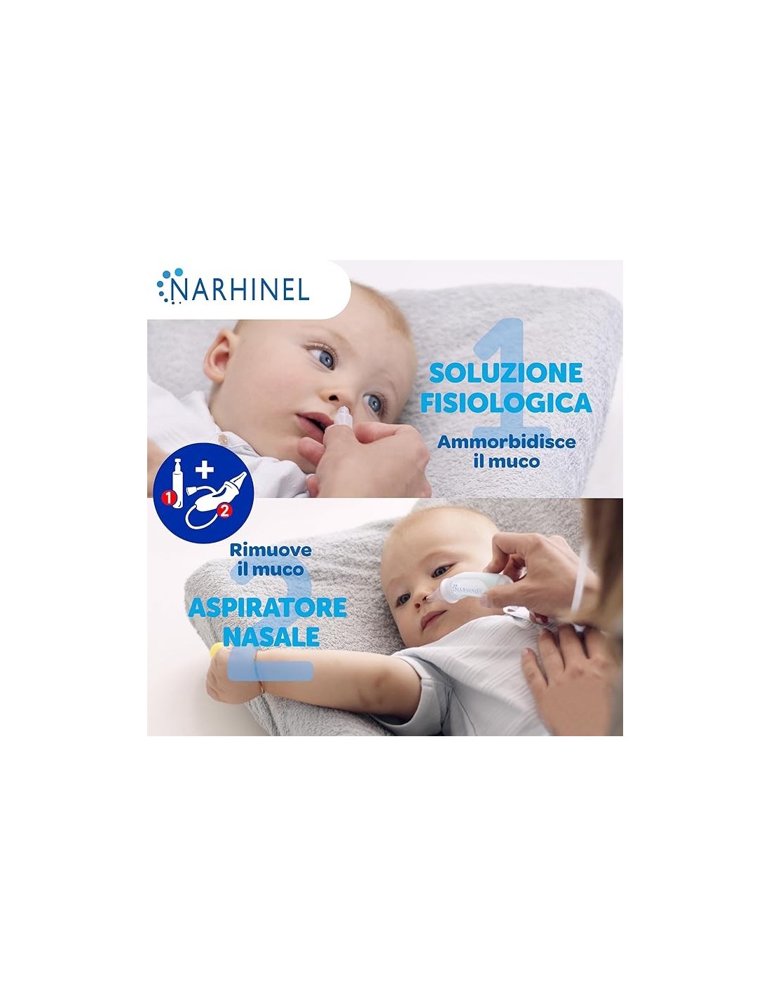 Narhinel Soluzione Fisiologica - 30 Flaconcini Monodose per Lavaggi Nasali | shopincasa.it