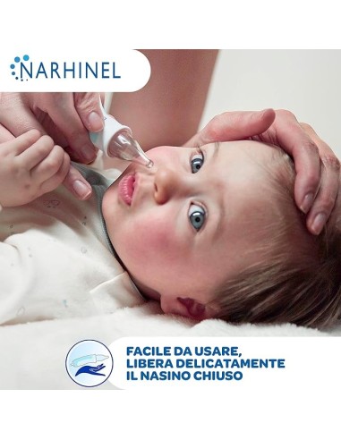 Narhinel Soluzione Fisiologica - 30 Flaconcini Monodose per Lavaggi Nasali | shopincasa.it