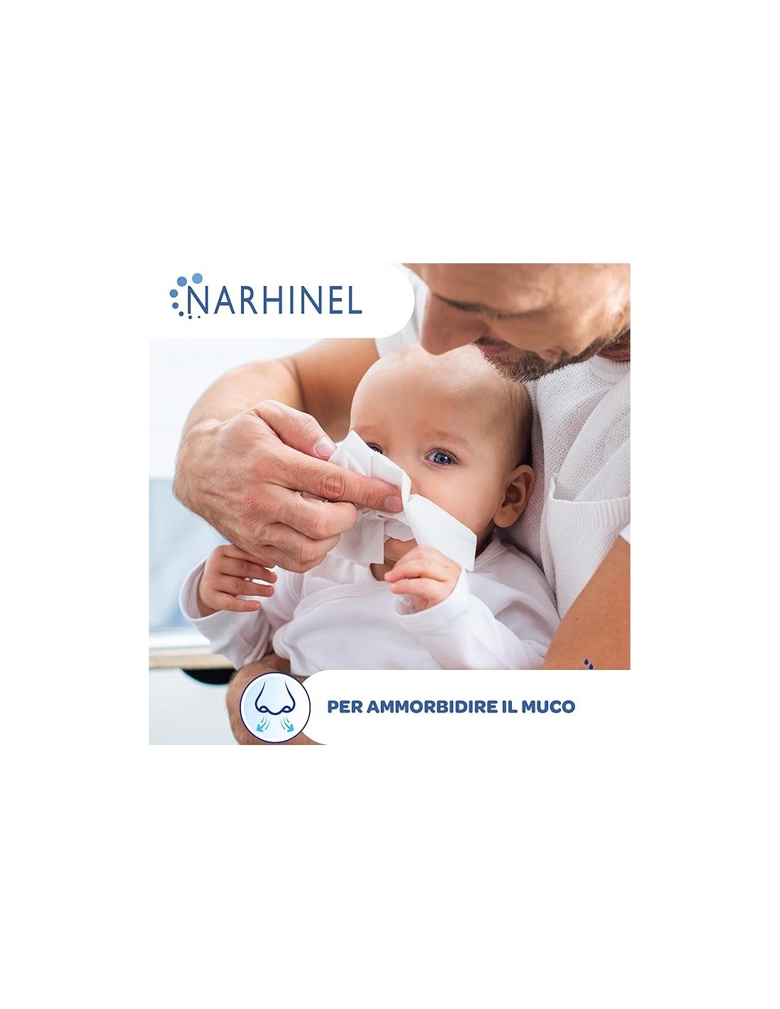 Narhinel Soluzione Fisiologica - 30 Flaconcini Monodose per Lavaggi Nasali | shopincasa.it