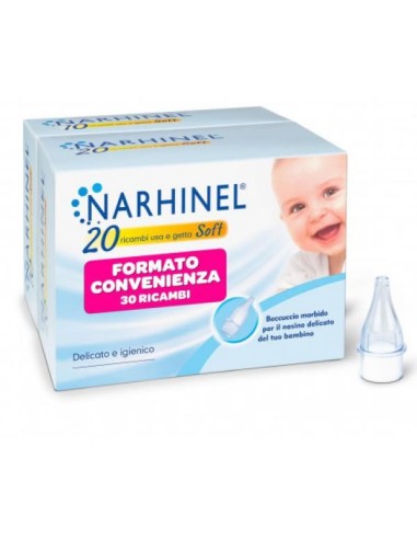 Ricambi Soft Usa e Getta per Narhinel Aspiratore Nasale – Confezione da 30 | Shopincasa.it