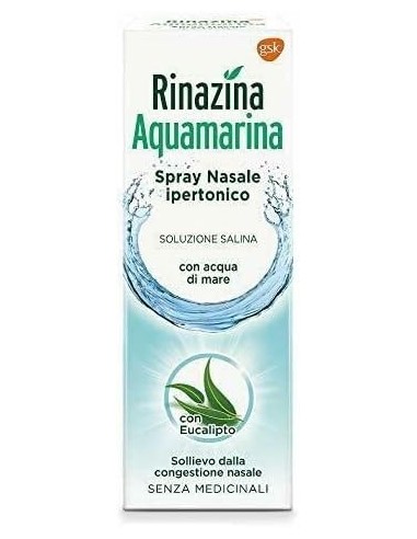 Aquamarina Spray Nasale Ipertonico 20 ml - Rimedio Naturale contro la Congestione | Shopincasa.it